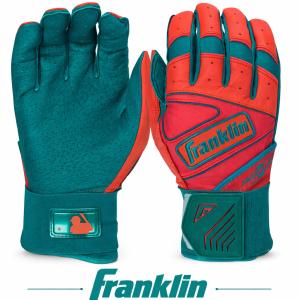 フランクリン【FRANKLIN】CFX-PRT　パワーストラップ　MINT/BLACK 20775　野球　ソフトボール　バッティンググラブ　両手用