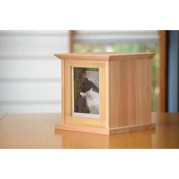 手元供養 メモリアルボックス 『雪柳(ユキヤナギ)』檜 飾り台 ミニ骨壷 おしゃれ 仏壇 お墓 骨壺...