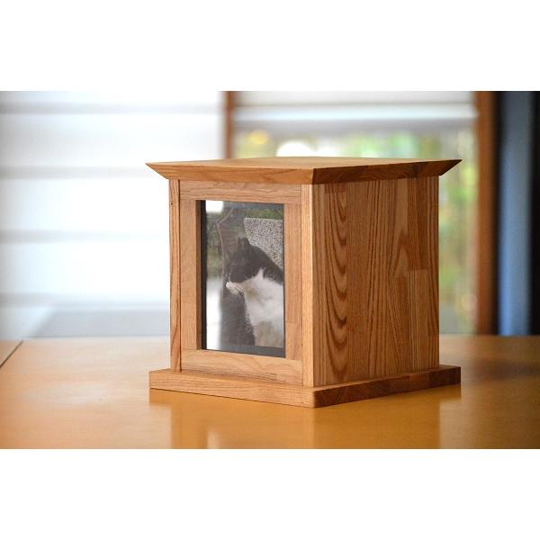 手元供養 メモリアルボックス 『雪柳(ユキヤナギ)』タモ 飾り台 ミニ骨壷 おしゃれ 仏壇 お墓 骨...