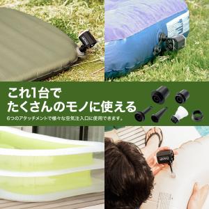 エアーポンプ 高品質 空気入れ アウトドア キ...の詳細画像2