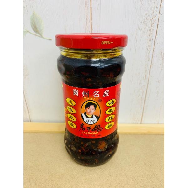 老干媽 風味豆鼓 豆鼓辣油 280g 中華調味料 食べるラー油