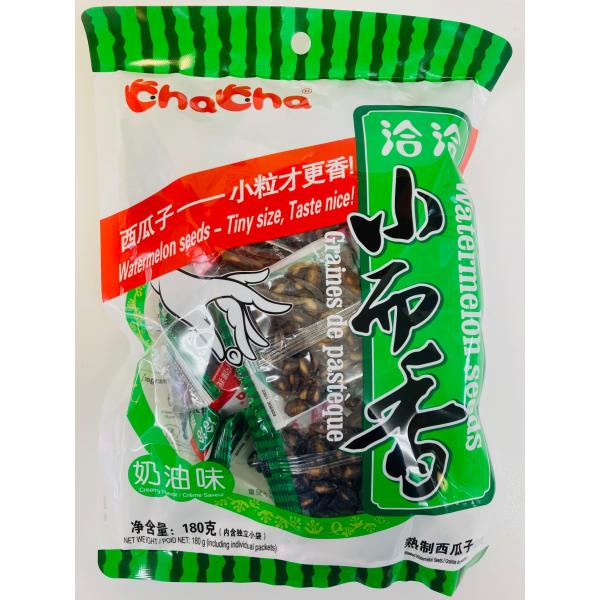 ChaCha 食用スイカの種 クリーム風味 180g 洽洽 おつまみ スイカの種加工品