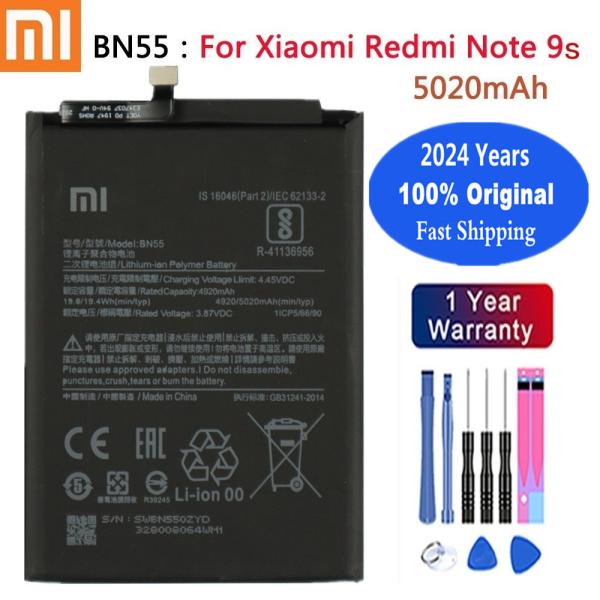 純正同等 Xiaomi Redmi Note 9S 対応 BN55 M2003J6A1R 電池パック...
