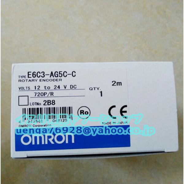 新品 OMRON オムロン E6C3-AG5C-C 720P/R 2M  ロータリエンコーダ【不良保...