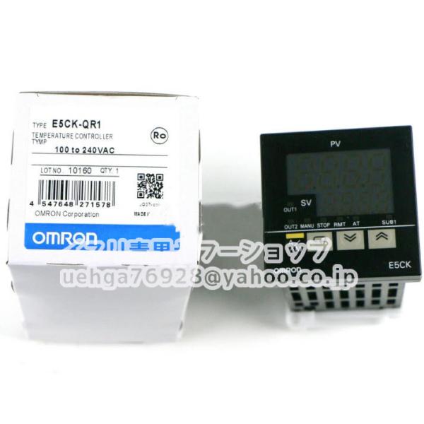新品 OMRON オムロン E5CK-QR1 100-240VAC 温度調節器(デジタル調節計)【不...