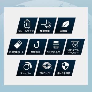 【一年保証!】 スーツケース 機内持ち込み 軽...の詳細画像2