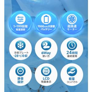 ハンディファン 小型 冷却プレート 折りたたみ...の詳細画像2
