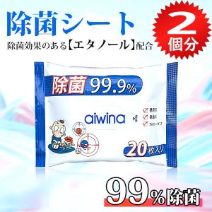 除菌 ウェットティッシュ 携帯用 在庫あり アルコール エタノール 除菌シート 2パック 99.99％除菌 旅行 便利 日用品 家庭用 送料無料
