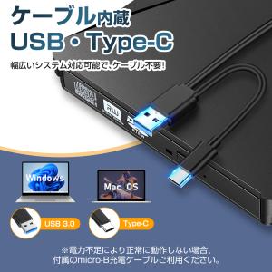 【新モデル】DVDドライブ 外付け 6In1多...の詳細画像4
