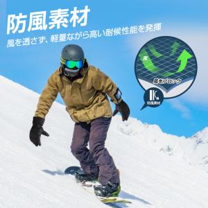 スキーグローブ スノー グローブ 5本指 手袋...の詳細画像5