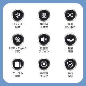 DVDドライブ 外付け ケーブル内蔵 usb3...の詳細画像2