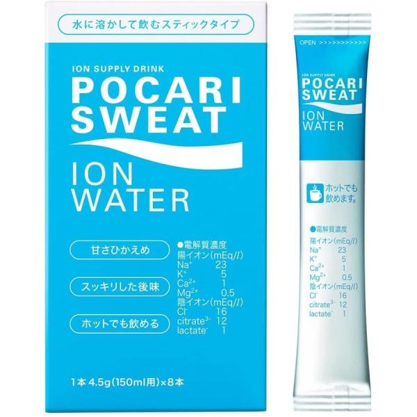 大塚製薬 ポカリスエット イオンウォーター パウダー(150ml用)スティックタイプ (4.5g×8...