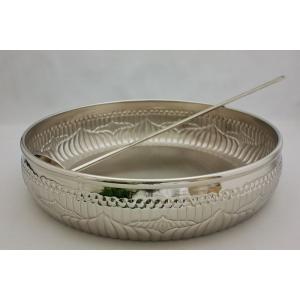 寺院仏具 タライ 7寸・ひしゃくセット 浴盤 たらい 花祭り はなまつり 花御堂 柄杓 ステンレス