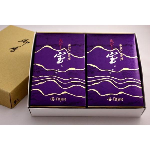 進物線香2箱セット 紙箱入 宝シリーズ ルビー