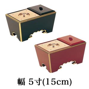 電気式 木製（栓） 角香炉 8寸（幅約24cm）焼香用 電気コード式