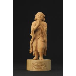 仏像 松久朋琳作 童子 9.5寸 桧の詳細画像3