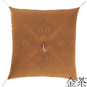 最高級 日本で2番に良い本金 豪華座布団 刺繍入 牡丹唐草 御前座布団