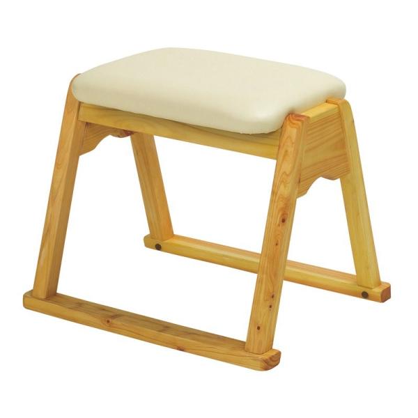 ヒノキ製本堂用椅子 HR-350 日本製 0701-3502 仏壇 椅子