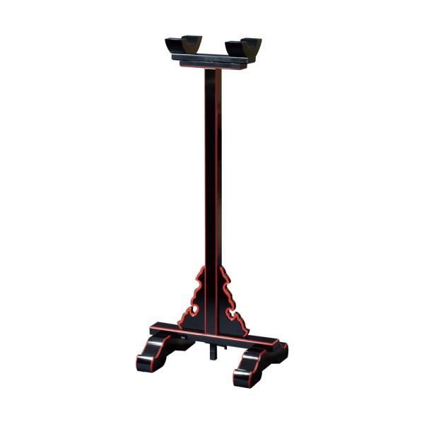 払子置台 黒塗面朱 日本製 5190-1500