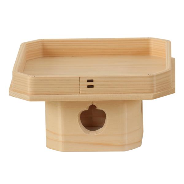 遠山三宝 6寸 ひのき 神棚 神具 鏡餅 御供 祭壇 供物台 三方 神饌 お供え お供え台 ヒノキ ...