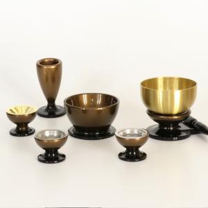 仏具 セット 6点 このはな 小 5具足+おり...の詳細画像1