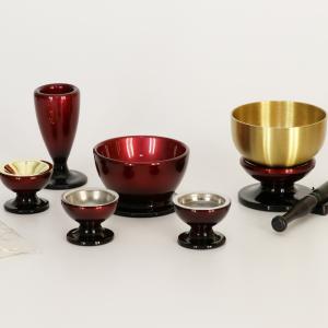仏具 セット 6点 このはな 小 5具足+おり...の詳細画像4