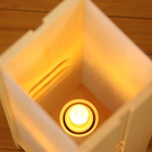 盆提灯 モダン ともしび コードレス・LEDラ...の詳細画像5
