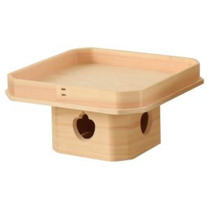 みよし漆器本舗 三方 7寸 21cm 白木 木製 日本製 国産 三宝 神棚用 神