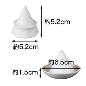 盛り塩セット 八角 盛塩固め器 丸皿5枚付き ...の詳細画像5