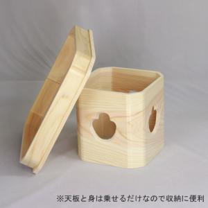 三宝 4寸 ひのき 神棚 神具 鏡餅 御供 祭...の詳細画像5