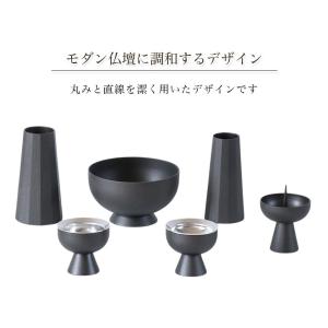 モダン仏具6点セット 「セレス 2.5寸」 六...の詳細画像2