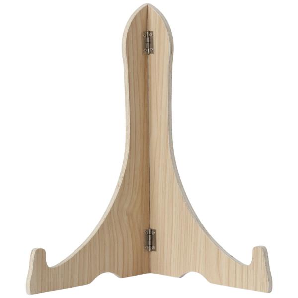 遺影立て 木目 木製 高さ29.5cm 額縁立て 写真立て 盆棚 後飾り 精霊棚 神道 神式 葬儀 ...