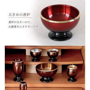仏具 セット 家具調仏具6点セット 「流星」 ...の詳細画像3
