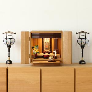 盆提灯 霊前灯 一対入 No.37 回転行灯 ...の詳細画像1