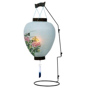 盆提灯 中尺 黒 No.21 岐阜提灯 LED...の詳細画像5