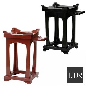 寺院仏具］ 中口火立(獅子付) 色付 1尺8寸 1対 【ローソク立