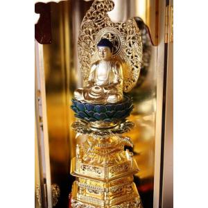 木瓜厨子 寺院 仏像 手作り高級厨子 幅広 2...の詳細画像2
