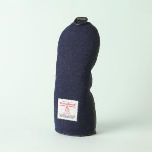 ハリスツイードを使用したユーティリティ用ヘッドカバー　HarrisTweed HEAD COVER（UT）HT_31UT（ダークネイビー）