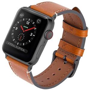 Fullmosa Wax レザー アップルウォッチ5 4 バンド 44mm 40mm