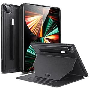 ESR iPad Pro 12.9 ケース 第五世代 5G 2021年モデル スタンド 角度 調節