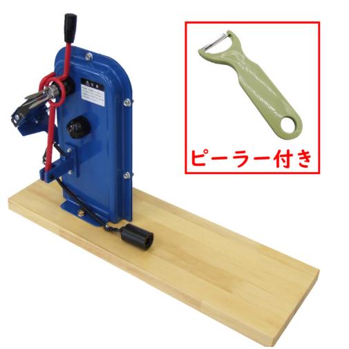 柿の皮むき名人 　青　ヘタ取り付き  手動式スピード皮むき器 (株)コジマ　NO.451114955...