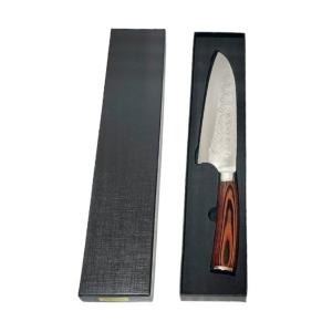 送料無料】 佐治武士作 粉末ハイスSRS13鋼ダマスカス 中華包丁