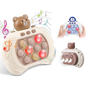 プッシュポップ 光る 電動 ポップイット スクイーズ