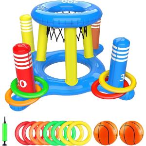 プール バスケットボール 水遊び プールトイ プール投げリングゲーム