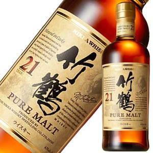 アサヒ 竹鶴21年ピュアモルト（箱なし） : くまの焼酎屋 - 通販