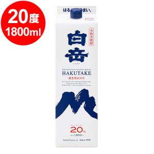 白岳 米焼酎 高橋酒造 20度 1800ml 紙パック : 白岳伝承蔵 - 通販