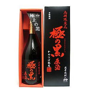 37度　極の黒　原酒　芋焼酎　720ml×６本｜kumakuma