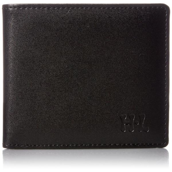 アッシュエル 二つ折 財布 S-HLM15374BK ブラック