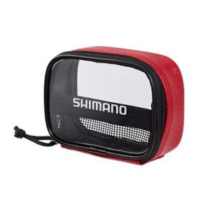 シマノ(SHIMANO) フルオープンポーチ PC-023I レッド｜kumakumastore