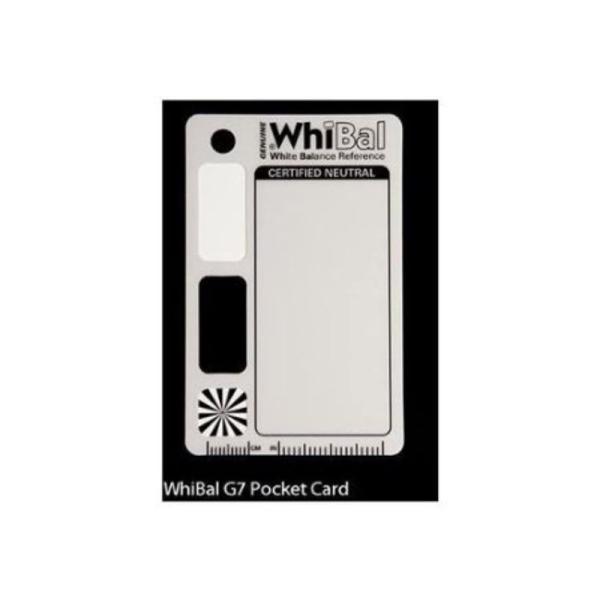 WhiBal G7 ポケットサイズ ニュートラル ホワイトバランスカード (5.3cm x 8.5c...